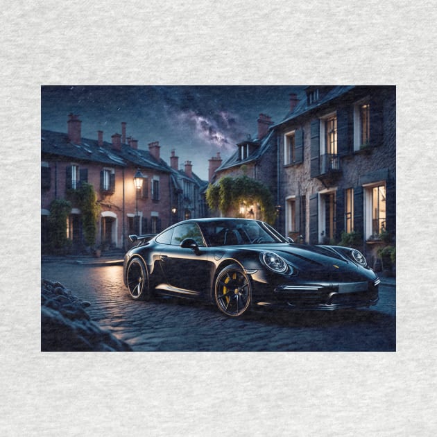 Black Porsche Lovers by DeVerviers